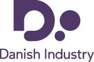 A logo for Danish Industry. Description generated by AI