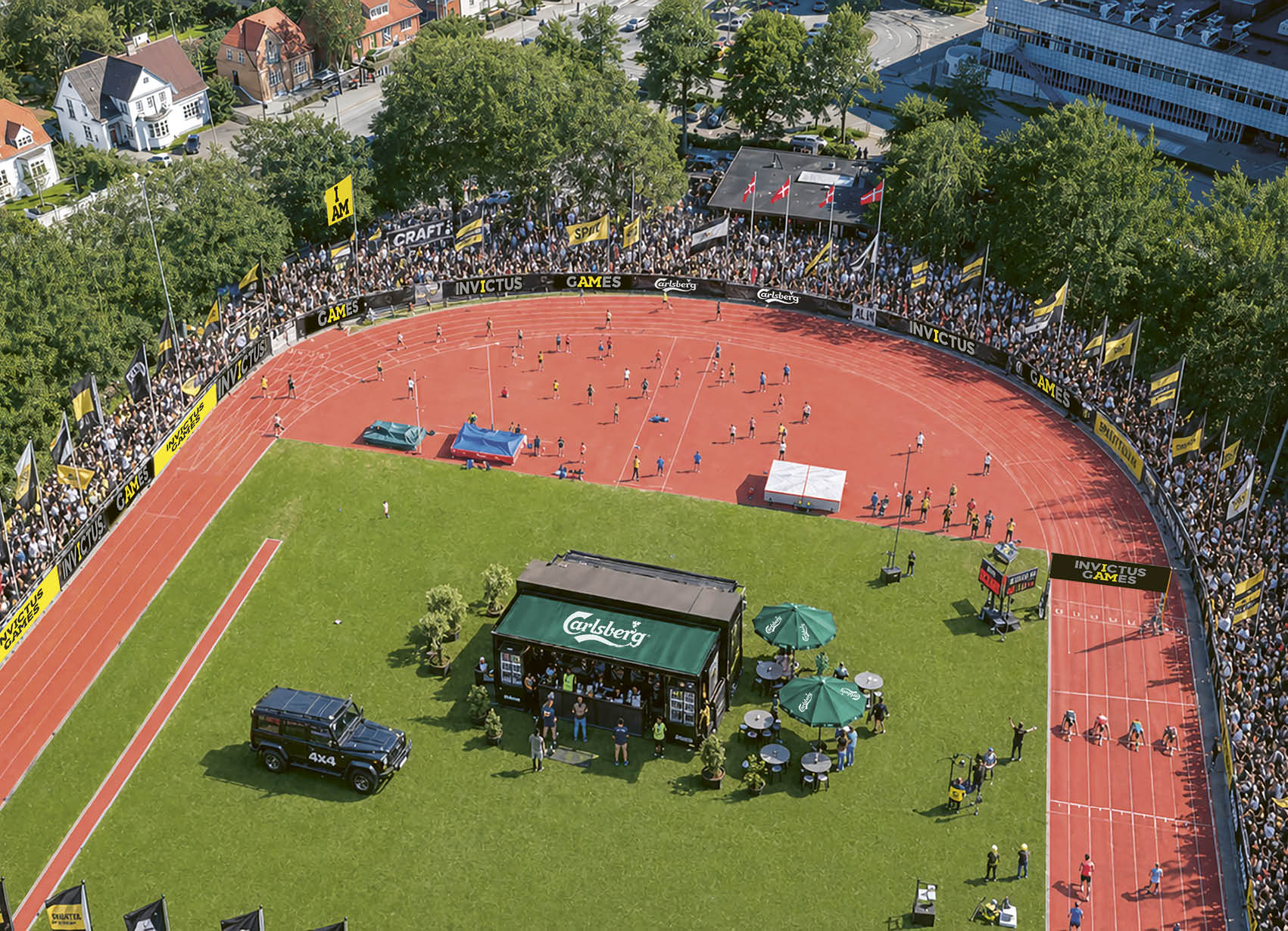 A large group of people are gathered in a stadium. Description generated by AI
